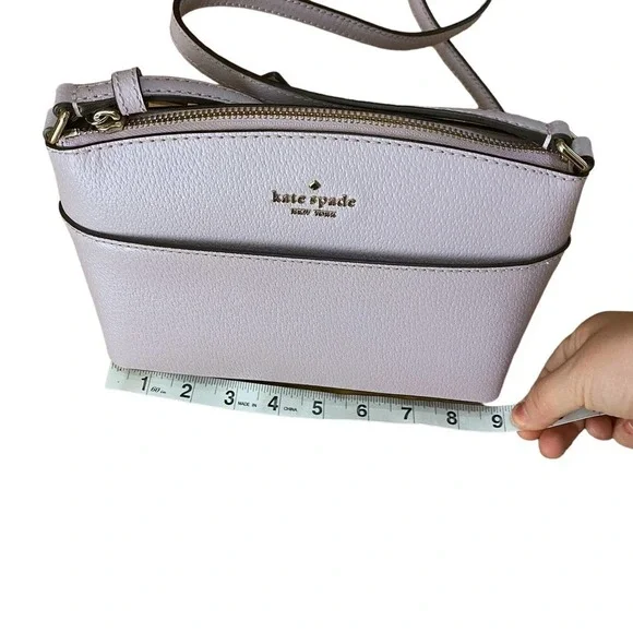 Kate Spade Lavender Mist Grove Street Millie Crossbody Purse Bag Leather - Picture 14 of 16